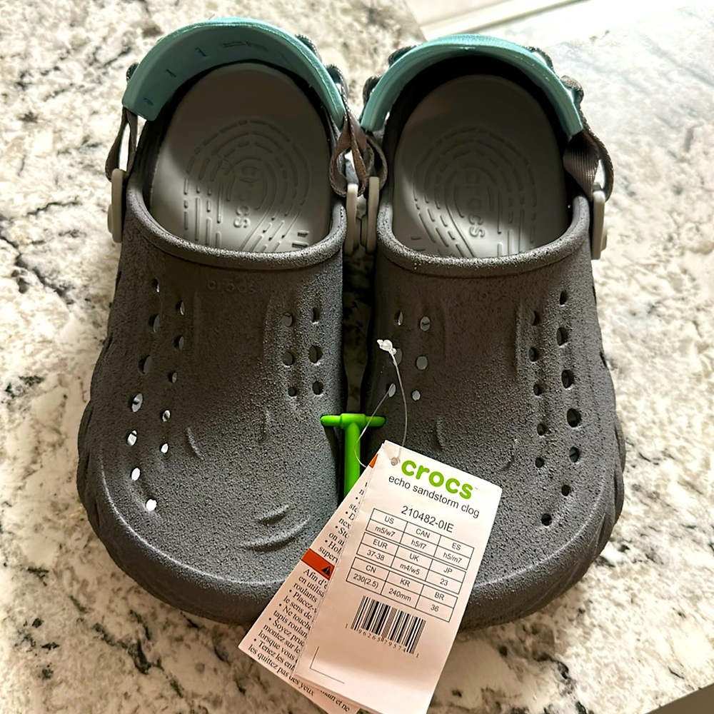 Gray Echo Clog Women Size 7